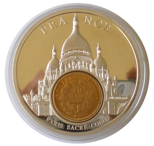 444 Véritable Pièce 10 franc or 1859 BB Napoleuon III Amovible sur 50mm Currencies.jpg