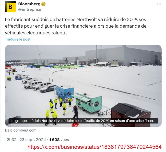 20240923 - Bloomberg - Suède - Northvolt - 20% effectifs_650.jpg